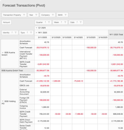 Cash management and liquidity