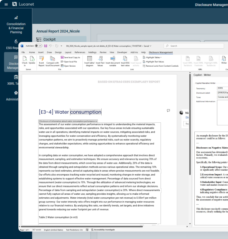 ESRS based AI-powered