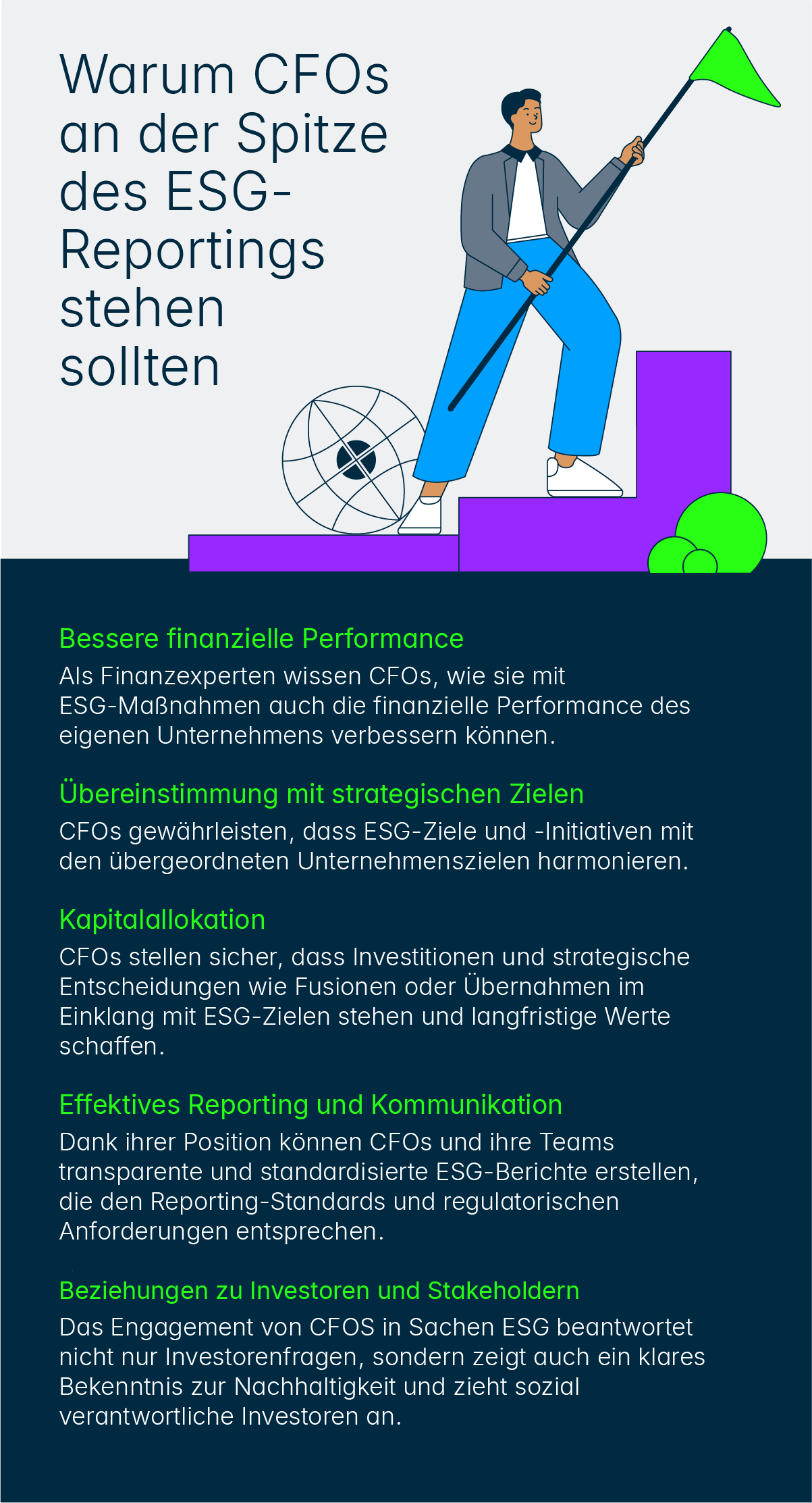 Warum CFOs an Spitze des ESG-Reporting