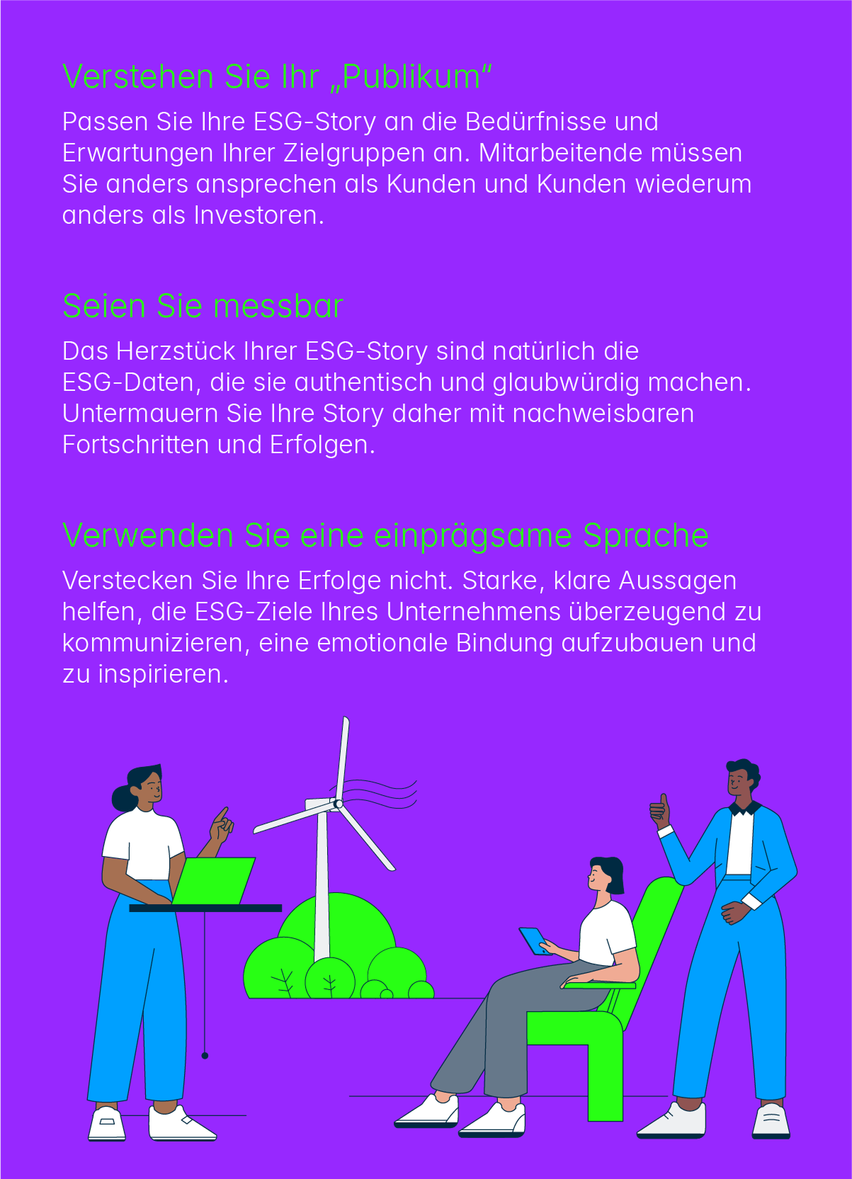 ESG-Reporting Storytelling