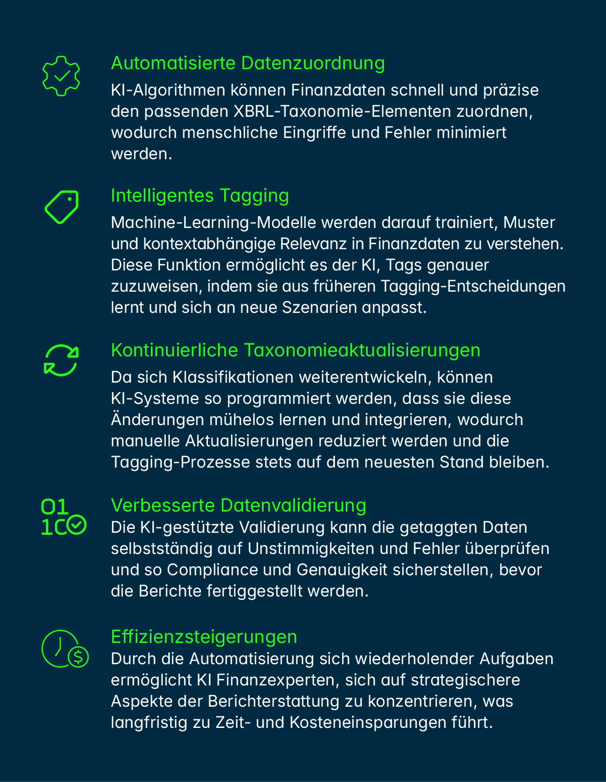 AI role XBRL tagging