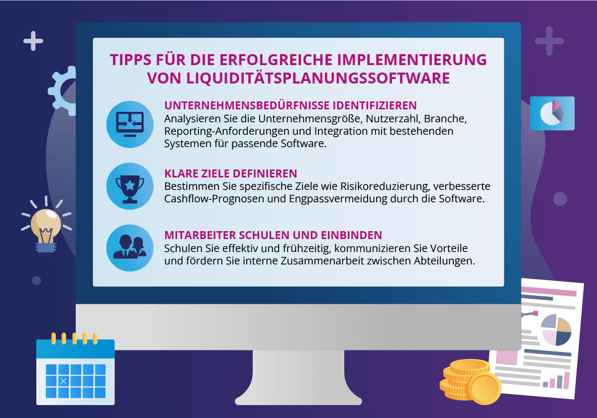 Tipps erfolgreiche Implementierung Liquiditätsplanung Software