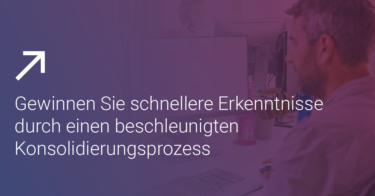 Konsolidierungsprozess beschleunigen