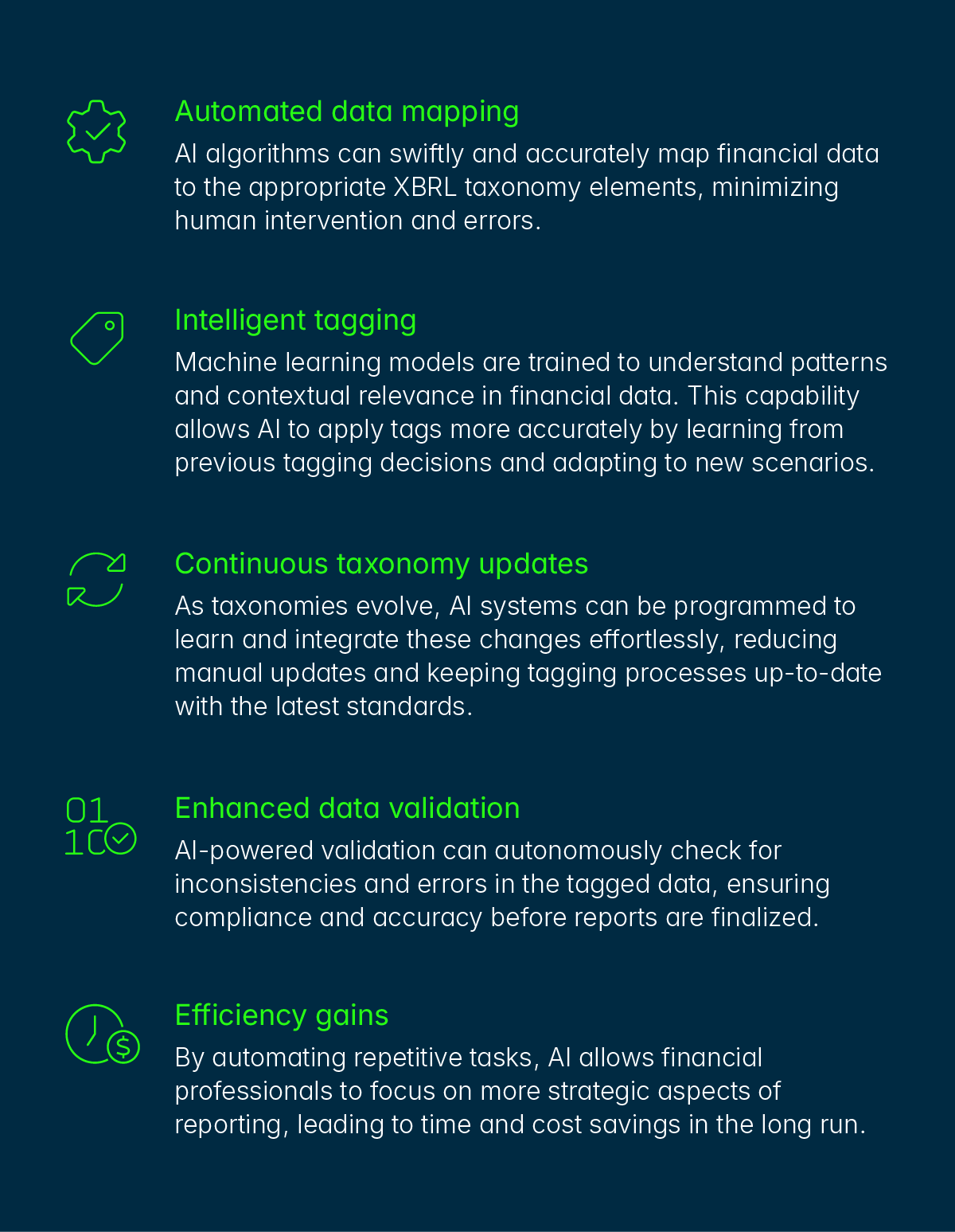 AI role XBRL tagging