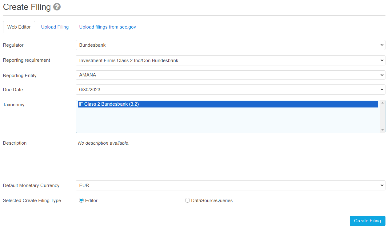 Creating IF report step 1