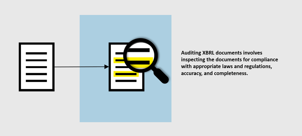 Auditing XBRL documents