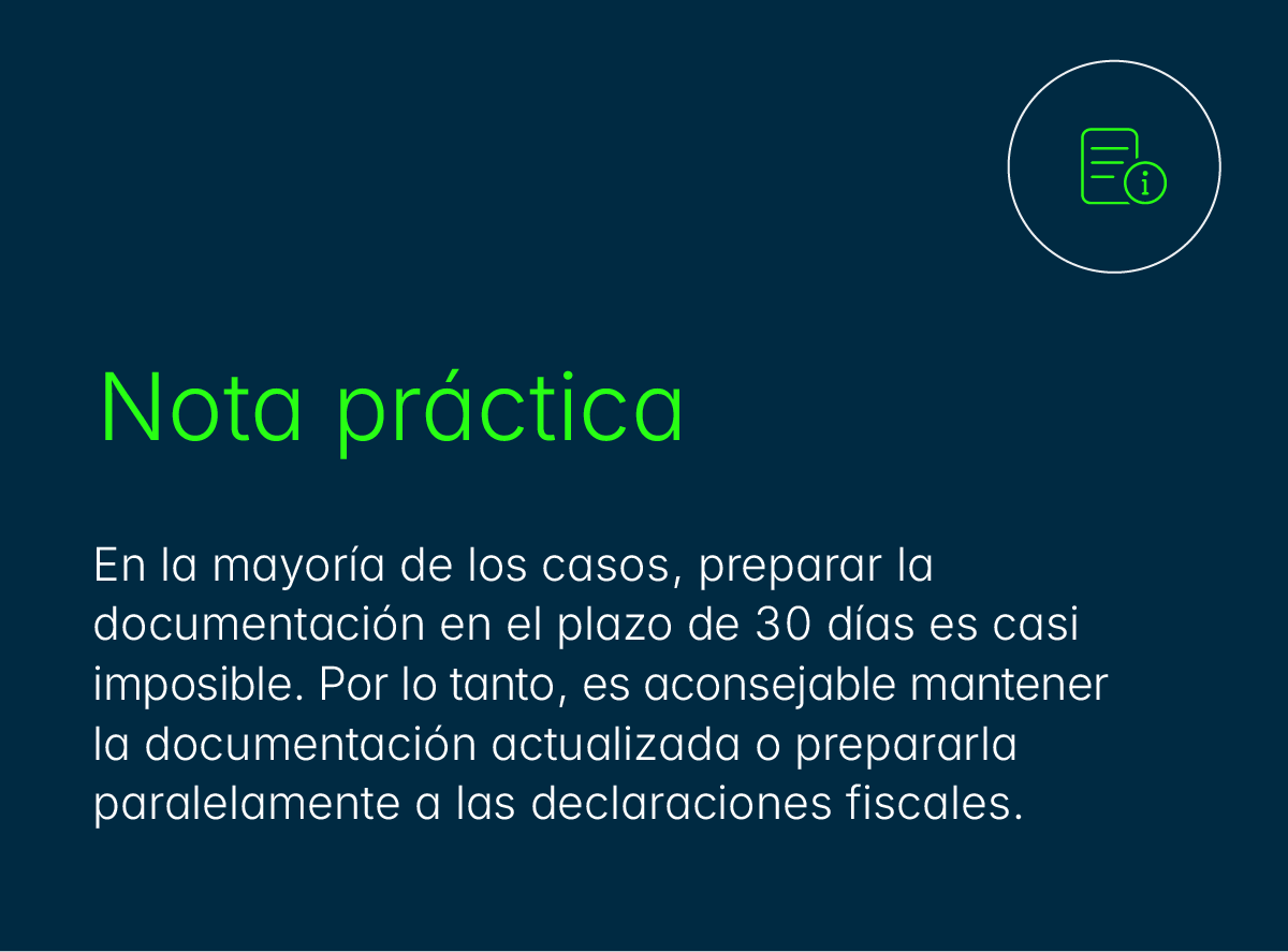 Transfer pricing practical note