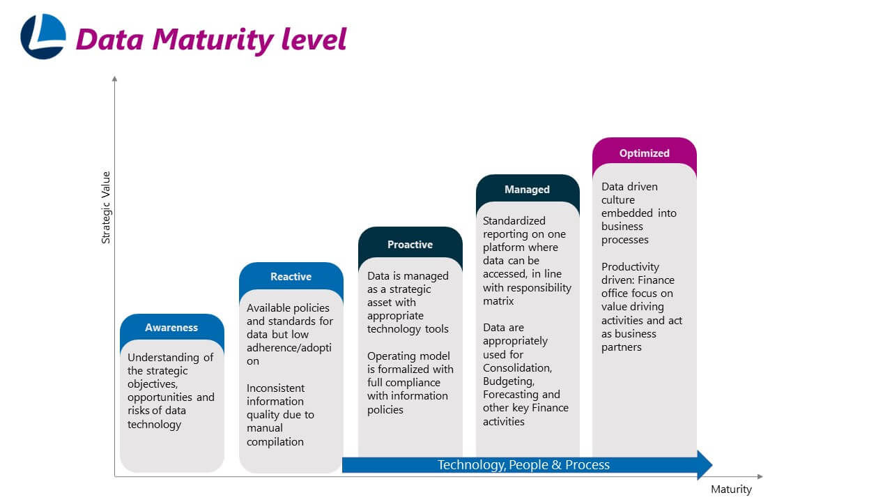 Power BI data maturity level