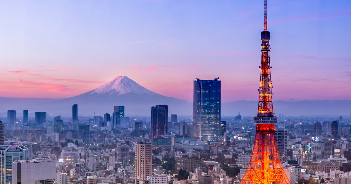 Skyline van Tokio