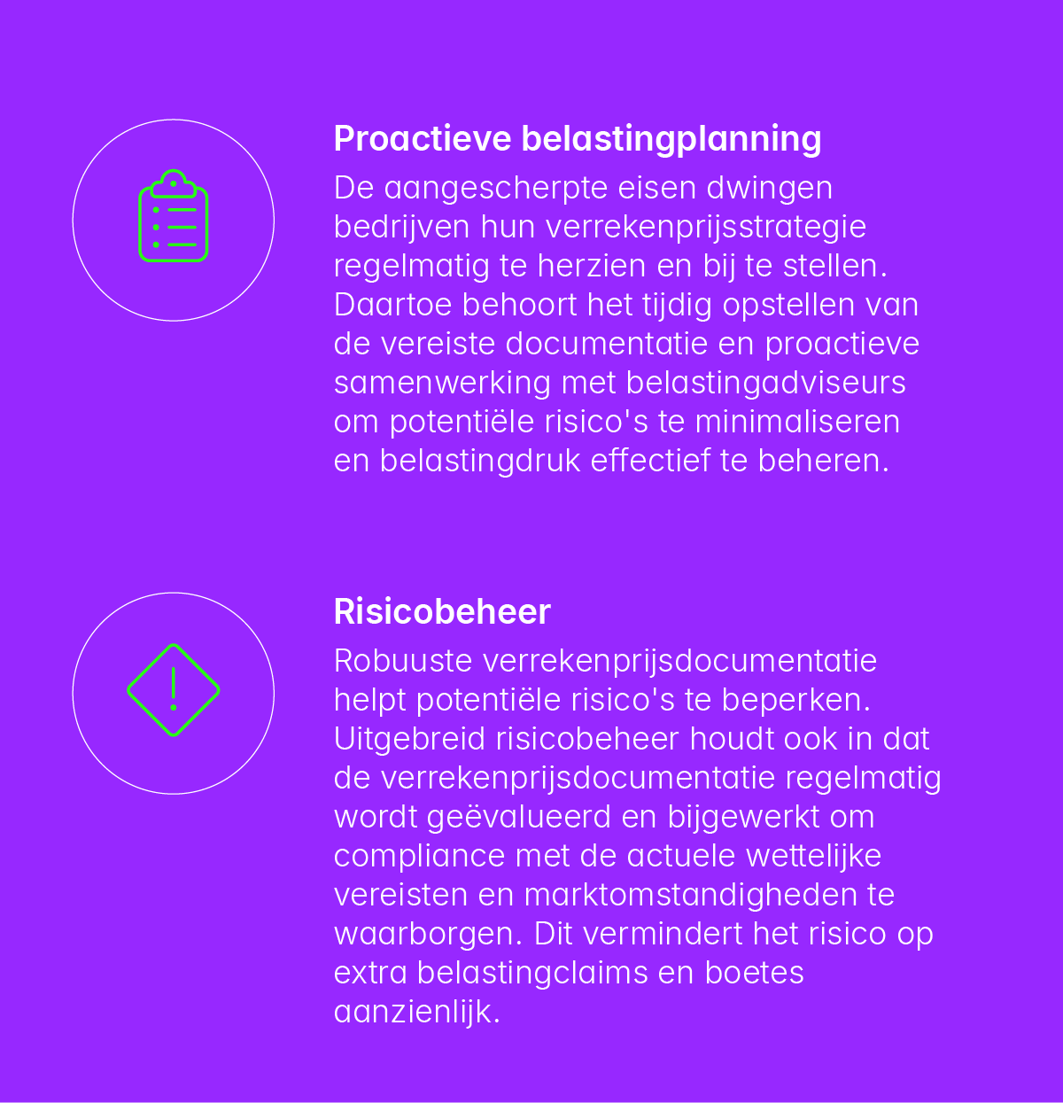 Transfer pricing proactive tax planning risk management